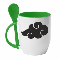 Чашка з ложкою Akatsuki Logo - PrintSalon