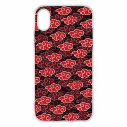 Чехол для iPhone X/Xs Akatsuki red cloud