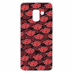 Чохол для Samsung A8 2018 Akatsuki red cloud - PrintSalon