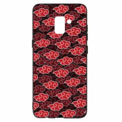 Чохол для Samsung A8+ 2018 Akatsuki red cloud - PrintSalon