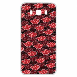 Чохол для Samsung J7 2016 Akatsuki red cloud-PrintSalon Чохол для Samsung J7 2016 Akatsuki red cloud