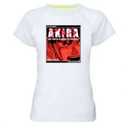 Женская футболка для спорта Akira - PrintSalon