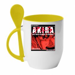 Чашка с ложкой Akira - PrintSalon
