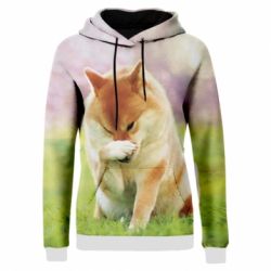 Жіноче 3D худі Akita Inu-PrintSalon Жіноче 3D худі Akita Inu