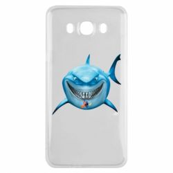 Чехол для Samsung J7 2016 Акула улыбается - PrintSalon