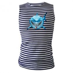 Майка-тельняшка Акула улыбается - PrintSalon