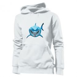 Женское худи Акула улыбается - PrintSalon