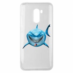 Чехол для Xiaomi Pocophone F1 Акула улыбается - PrintSalon