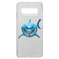Чехол для Samsung S10+ Акула улыбается - PrintSalon