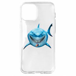 Чехол для iPhone 12 mini Акула улыбается - PrintSalon