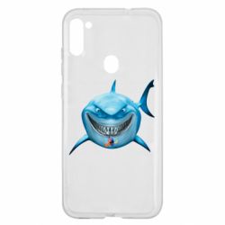 Чехол для Samsung A11/M11 Акула улыбается - PrintSalon