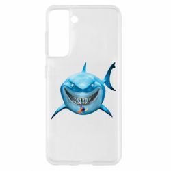 Чехол для Samsung S21 Акула улыбается - PrintSalon