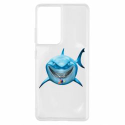 Чехол для Samsung S21 Ultra Акула улыбается - PrintSalon
