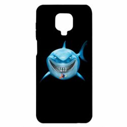 Чехол для Xiaomi Redmi Note 9S/9Pro/9Pro Max Акула улыбается - PrintSalon
