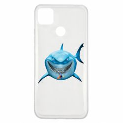 Чехол для Xiaomi Redmi 9c Акула улыбается - PrintSalon