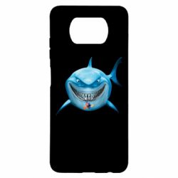 Чехол для Xiaomi Poco X3 Акула улыбается - PrintSalon