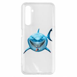 Чехол для Realme 6 Pro Акула улыбается - PrintSalon