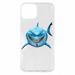 Чехол для iPhone 14 Акула улыбается - PrintSalon