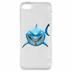 Чехол для iPhone5/5S/SE Акула улыбается - PrintSalon