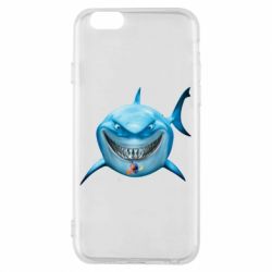 Чехол для iPhone 6/6S Акула улыбается - PrintSalon