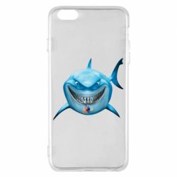 Чехол для iPhone 6 Plus/6S Plus Акула улыбается - PrintSalon