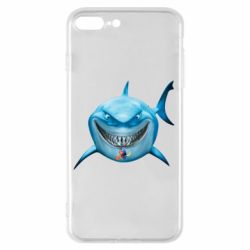Чехол для iPhone 8 Plus Акула улыбается - PrintSalon