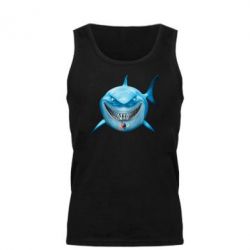 Мужская майка Акула улыбается - PrintSalon