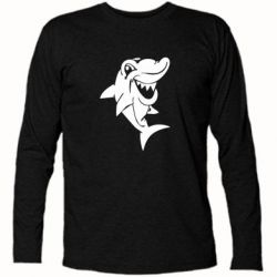 Футболка с длинным рукавом Акулка - PrintSalon