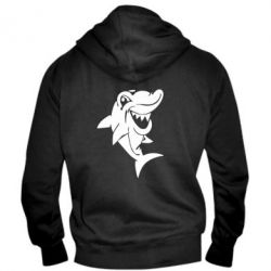 Мужское худи на молнии Акулка - PrintSalon