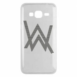 Чехол для Samsung J3 2016 Alan Walker logo stripes - PrintSalon
