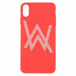 Чехол для iPhone Xs Max Alan Walker logo stripes - PrintSalon