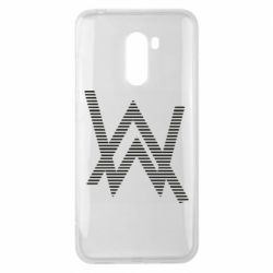 Чехол для Xiaomi Pocophone F1 Alan Walker logo stripes - PrintSalon