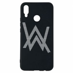 Чехол для Huawei P Smart Plus 2018 Alan Walker logo stripes - PrintSalon