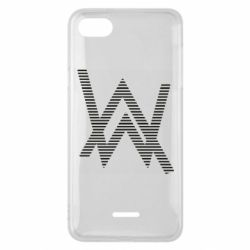 Чехол для Xiaomi Redmi 6A Alan Walker logo stripes - PrintSalon