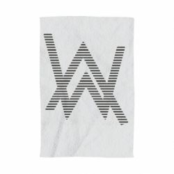 Полотенце с принтом Alan Walker logo stripes - PrintSalon