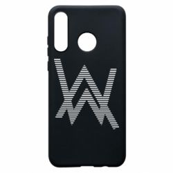 Чехол для Huawei P30 Lite Alan Walker logo stripes - PrintSalon