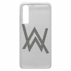 Чехол для Huawei P30 Alan Walker logo stripes - PrintSalon