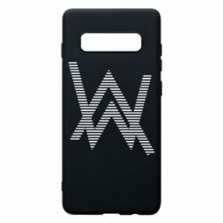 Чехол для Samsung S10+ Alan Walker logo stripes - PrintSalon