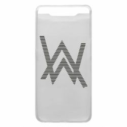 Чехол для Samsung A80 Alan Walker logo stripes - PrintSalon