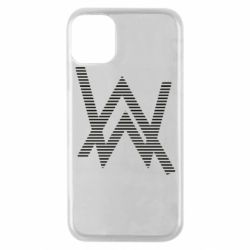 Чехол для iPhone 11 Pro Alan Walker logo stripes - PrintSalon