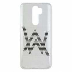 Чехол для Xiaomi Redmi Note 8 Pro Alan Walker logo stripes - PrintSalon