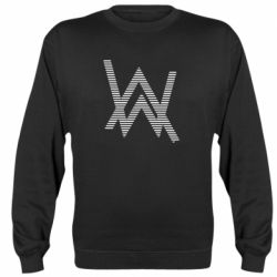 Cвитшот Alan Walker logo stripes - PrintSalon