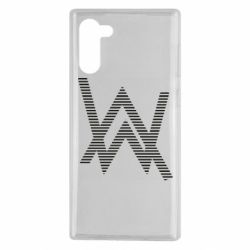 Чехол для Samsung Note 10 Alan Walker logo stripes - PrintSalon