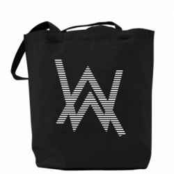 Шоппер Alan Walker logo stripes - PrintSalon