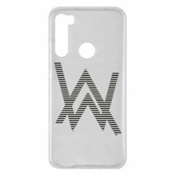 Чехол для Xiaomi Redmi Note 8 Alan Walker logo stripes - PrintSalon