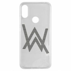 Чехол для Xiaomi Redmi Note 7 Alan Walker logo stripes - PrintSalon