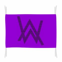 Флаг Alan Walker logo stripes - PrintSalon