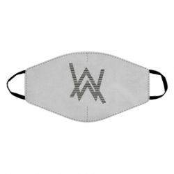 Маска многоразовая Alan Walker logo stripes - PrintSalon
