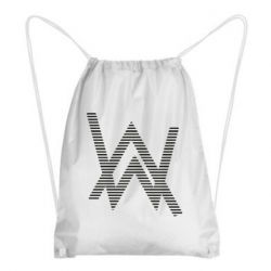 Рюкзак-мешок Alan Walker logo stripes - PrintSalon