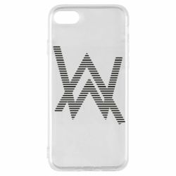 Чехол для iPhone 7 Alan Walker logo stripes - PrintSalon